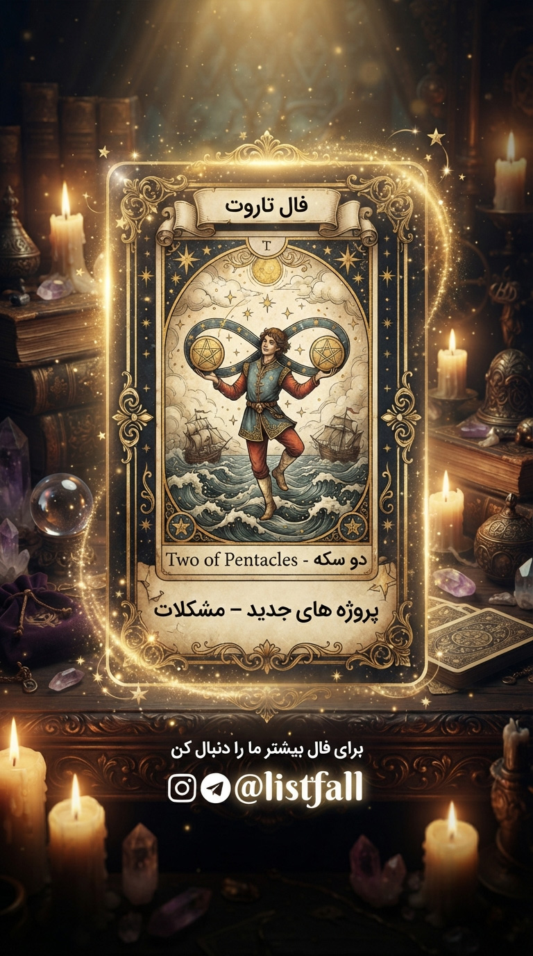 دو سکه‌ها - Two of Pentacles